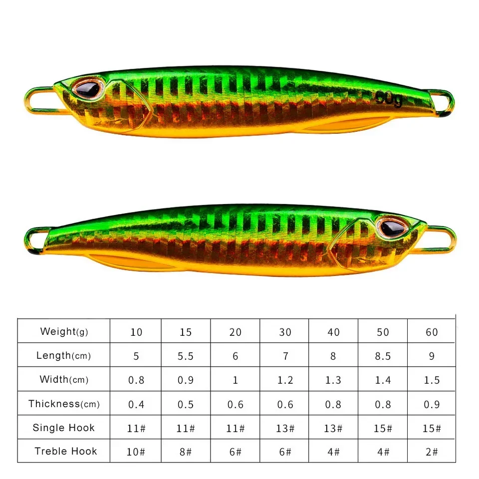 Fishing Lure Trolling Artificial Hard Bait Bass Casting Jigging Fish Lure Sinking Spoon Tackle Metal Jig - detail 16