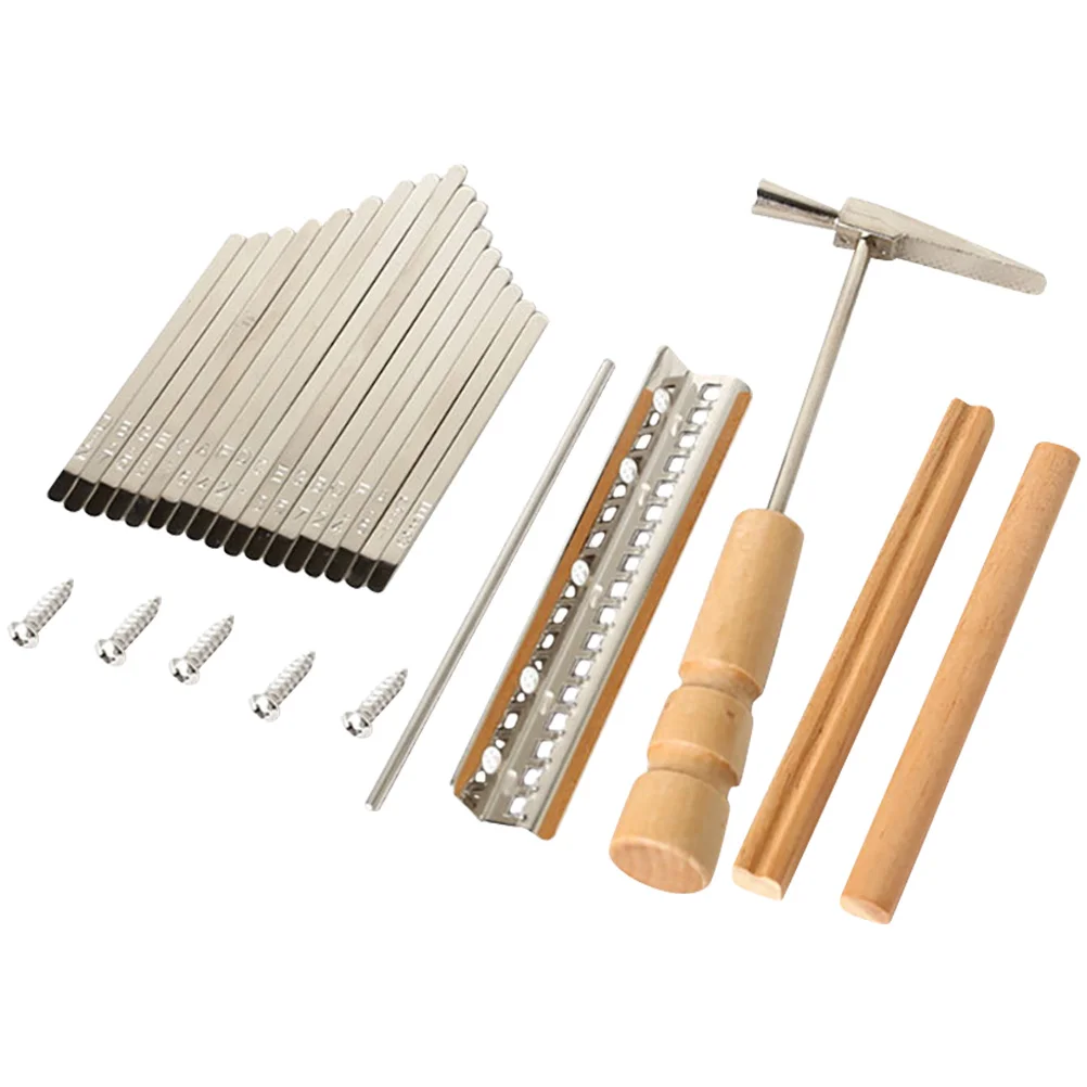 

Keys Kalimba DIY Key Bridge Saddle Kit for DIY Kalimba 17 Keys For Kalimba Thumb Piano DIY Accessories Set