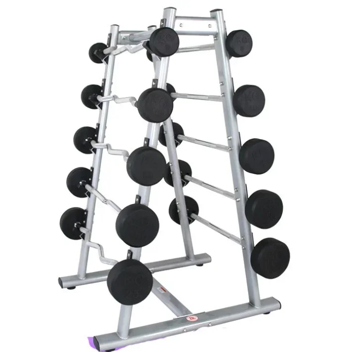 Porte-barres Mural VKingFitness – Rangement Pour Poids Et Haltères – Noir