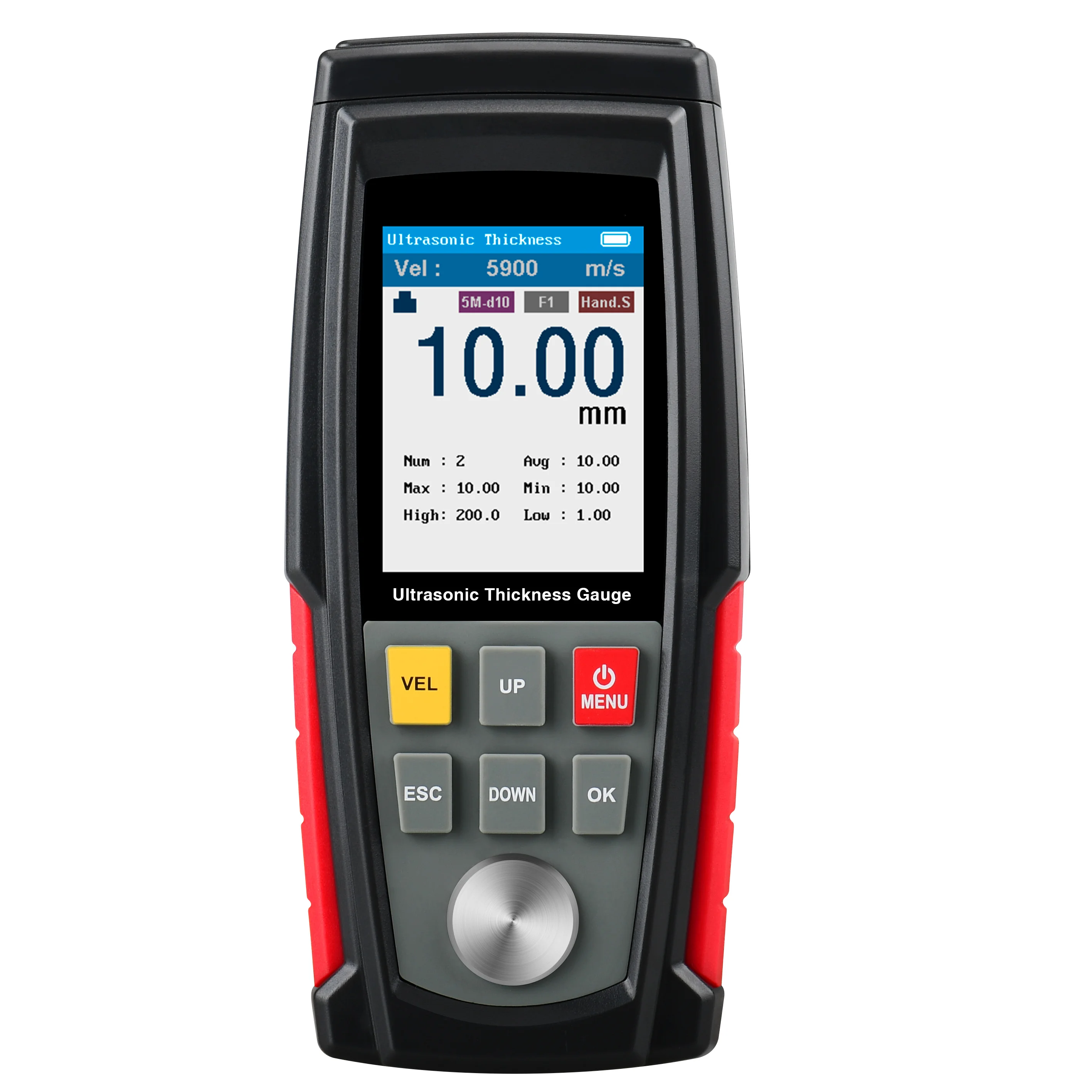 

handheld digital ultrasonic thickness gauge coating thickness meter