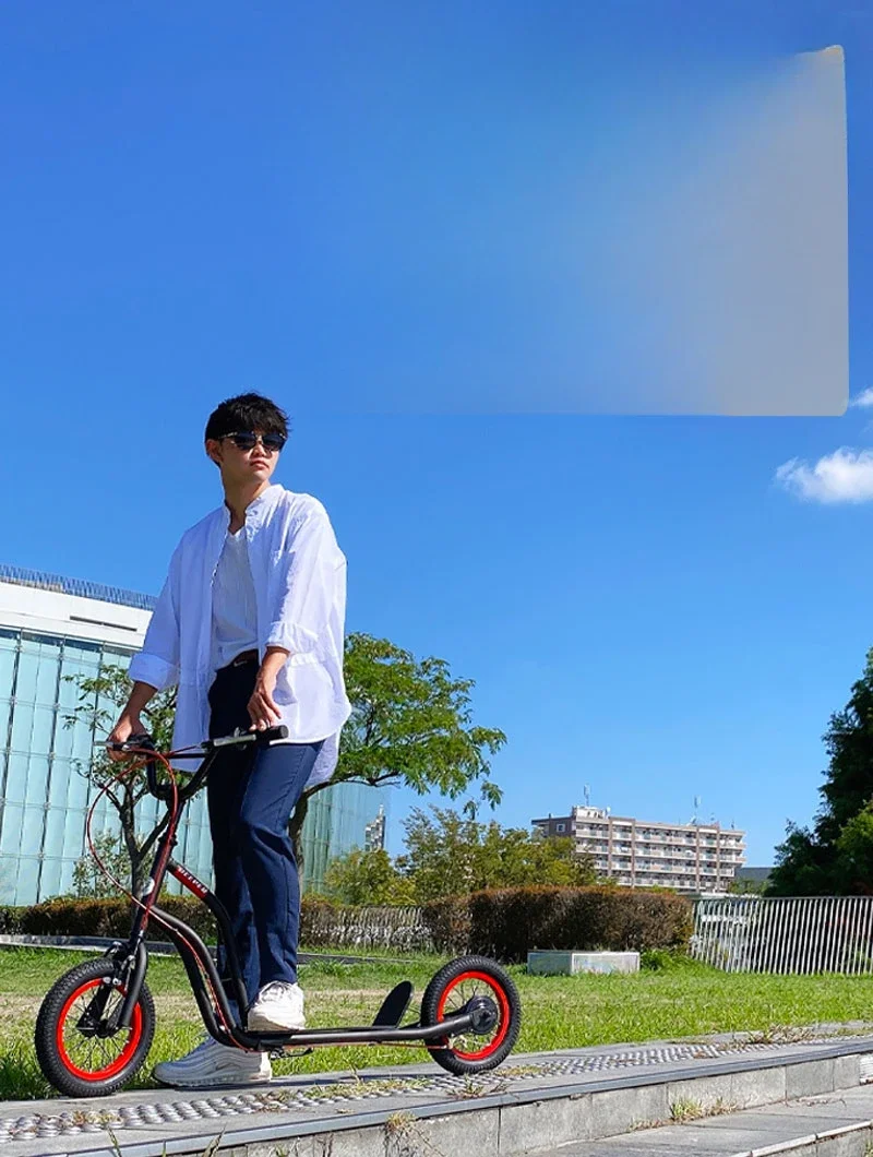 Adult children's scooters exported to Japan scooters two-wheelers strong bearing Non-slip and wear-resistant tires