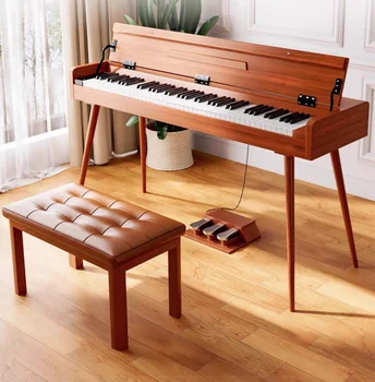 Electric piano Desk style 88 keys Heavy hammer keyboard brown keyboard instrument