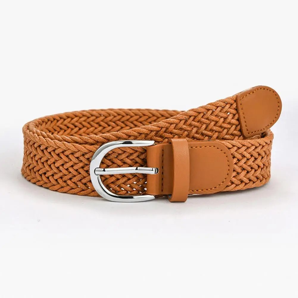 

Stylish Women Men Belt Wide Faux Pearl Waist Belt Stretch Waist Strap