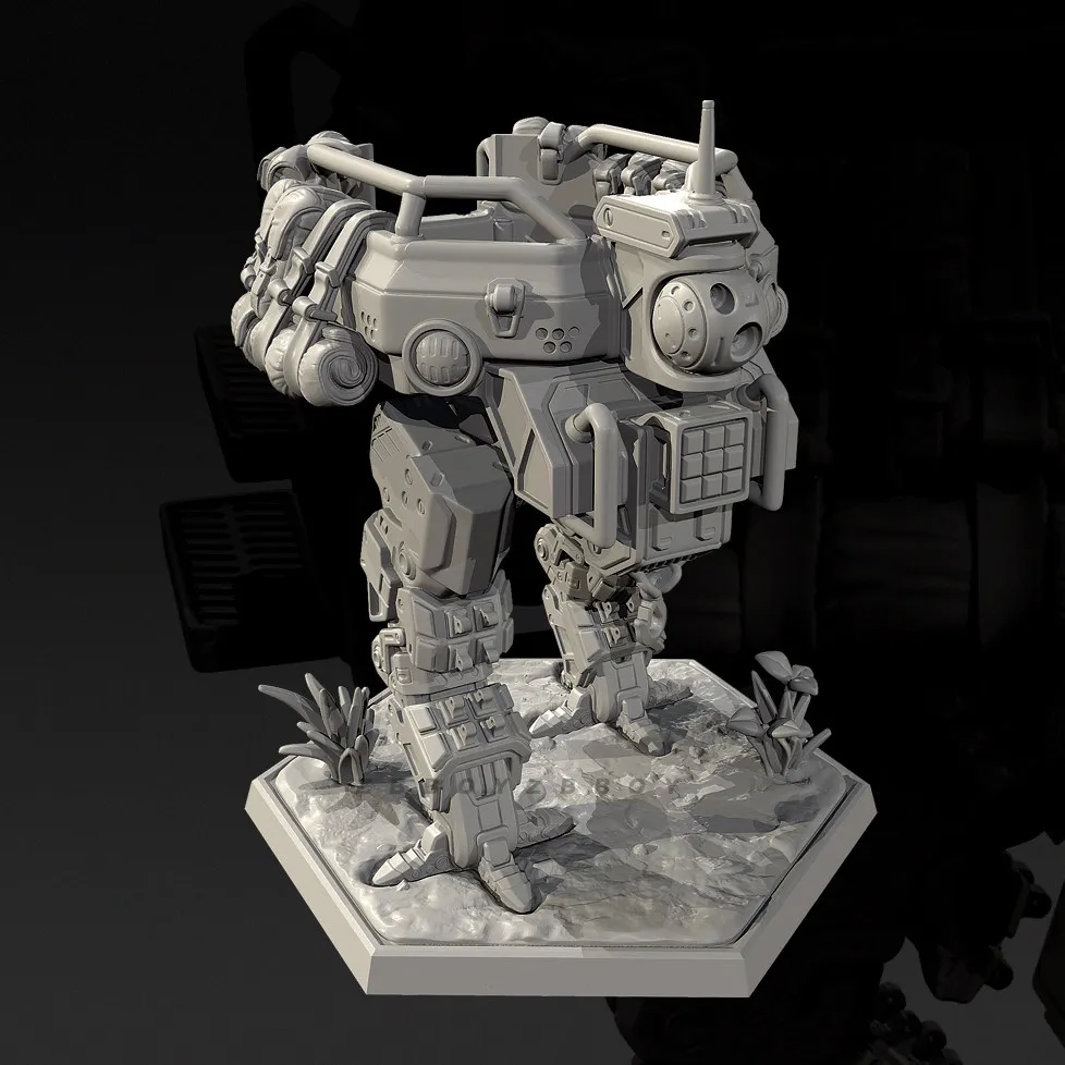 전체 높이 52mm 78mm 수지 군인 모델 키트 무색 및 자체 조립(3D 프린팅) TD-7745/3D