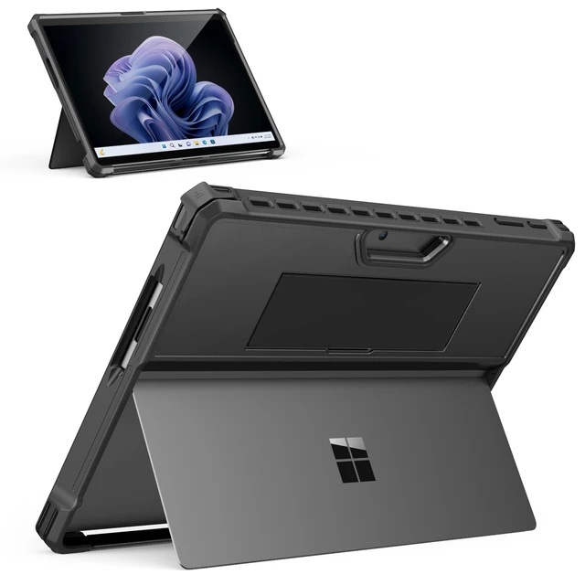 Étui pour tablette Microsoft Surface Pro 9 5G 13 pouces, housse de  protection tout-en-un robuste avec support, Funda, 2022