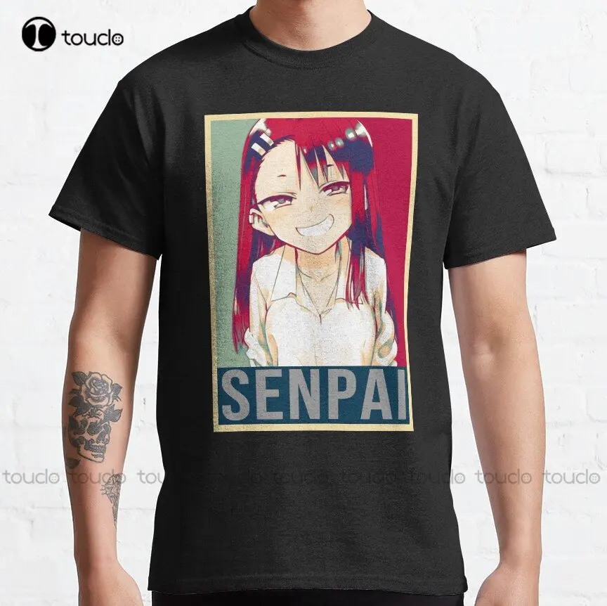 

Don'T Toy With Me Senpai! Miss Nagatoro Classic T-Shirt White T Shirts Custom Aldult Teen Unisex Digital Printing Tee Shirts