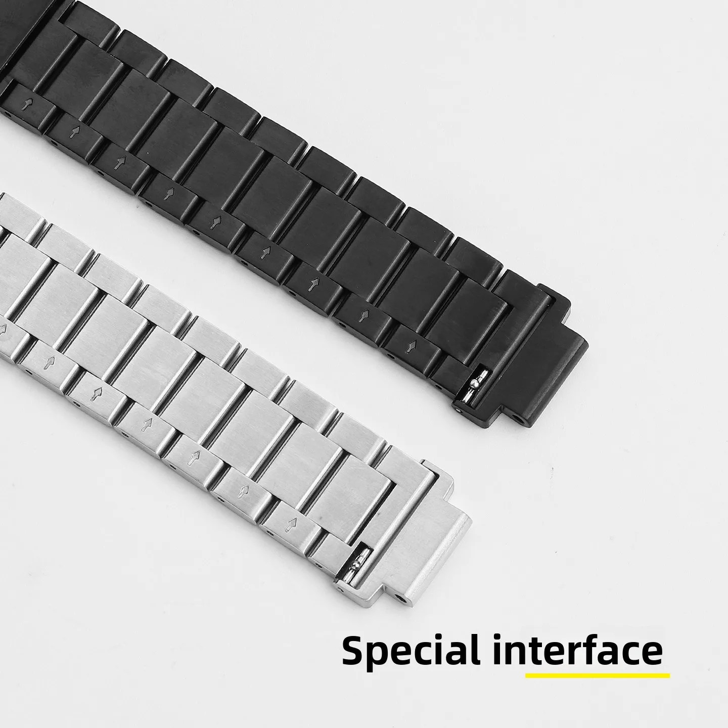Stainless Steel Quick Release Watch Band - Men's Metal Replacement Strap