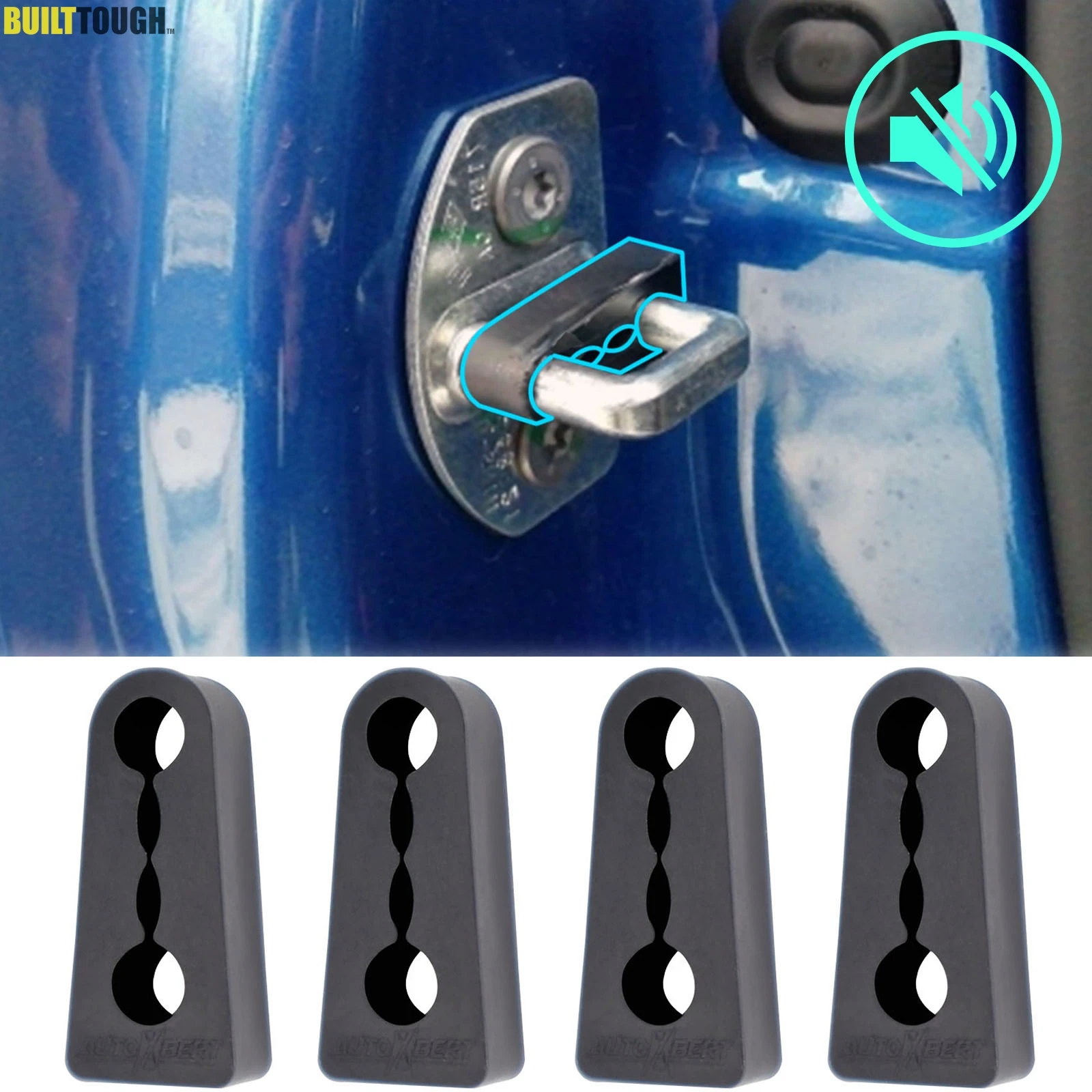 Ammortizzatore Tampone Serratura Per Renault Duster 2 Captur Kaptur Arkana Fluence Isolamento Insonorizzato Silenzioso Non Udente Pararumore