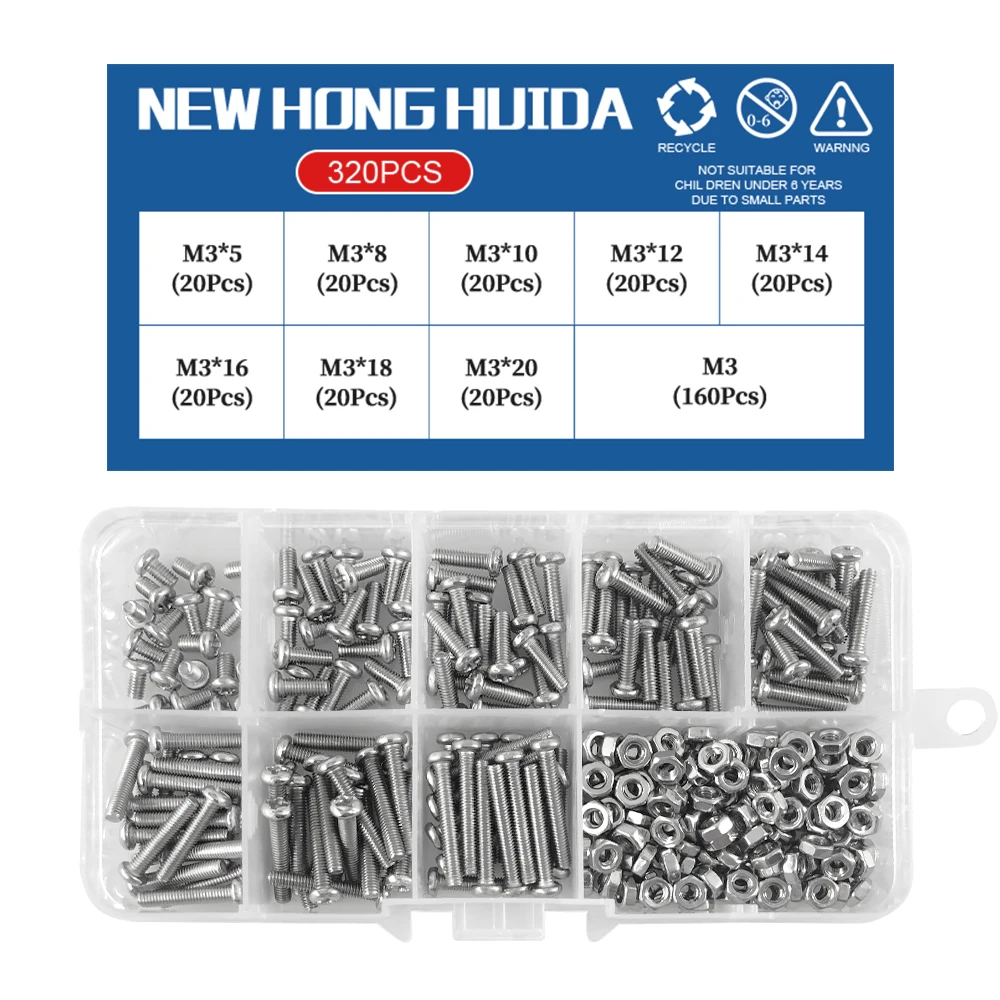 set caixas rosca metrica maquina parafuso variedade 04