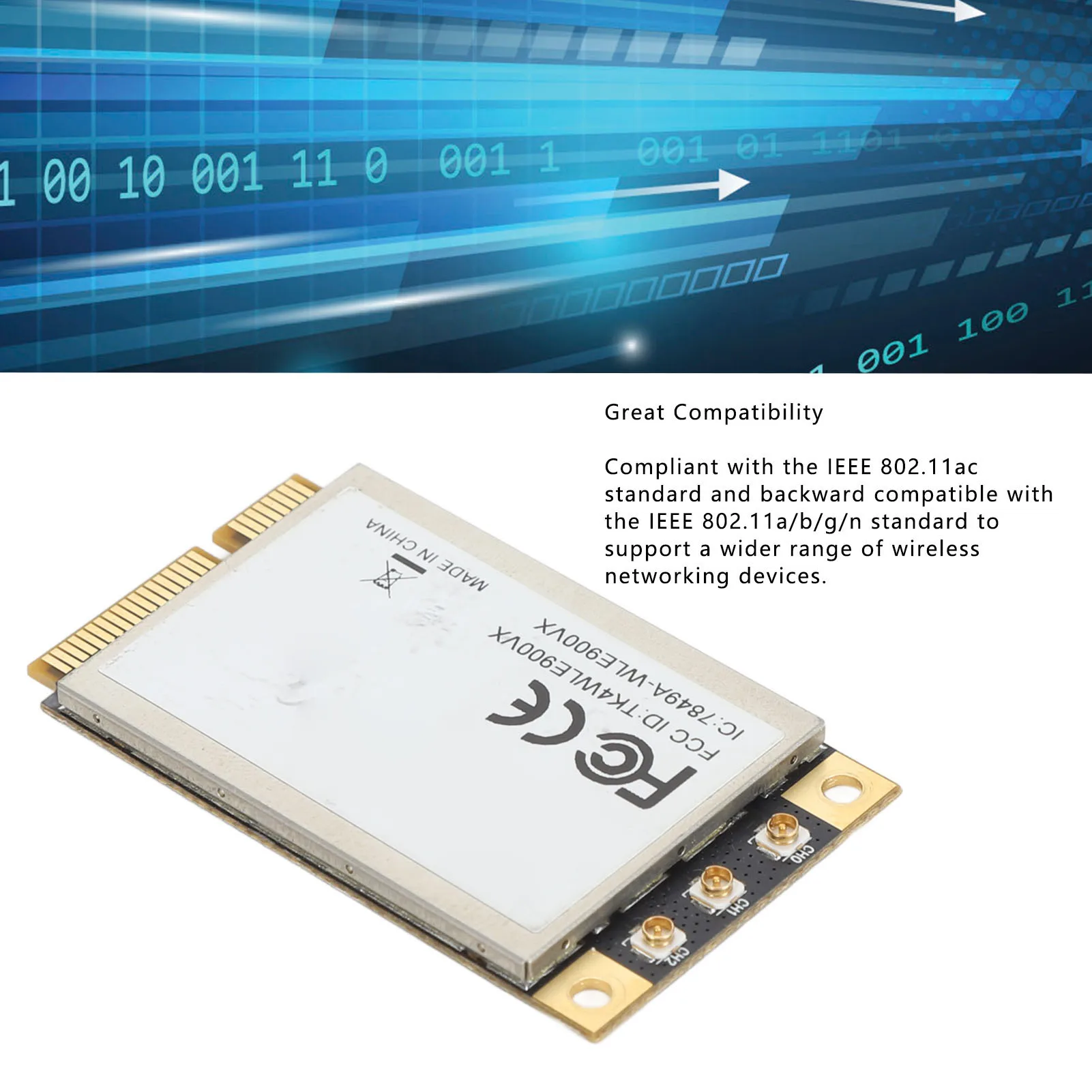듀얼 밴드 WIFI 모듈 WIFI 모듈 QCA9880 칩용 산업용 듀얼 밴드 3×3 MIMO 무선 WiFi 모듈 보드 WiFi 노트북 모듈