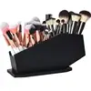Day Night Cosmetic Brush Organizer Gothic Wooden Coffin Makeup Holder Cosmetic Storage Spooky Compartment Pen Holder 3
