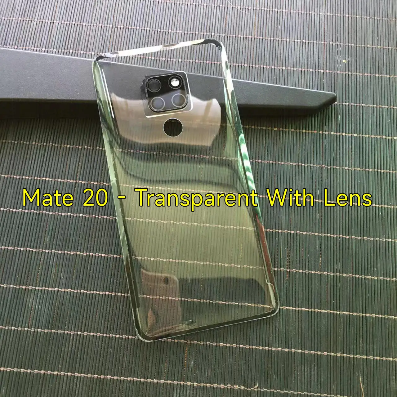 Custodia Trasparente Per Huawei Mate 20 X - Cover Sottile TPU Con Stampa Fiori E Uccelli