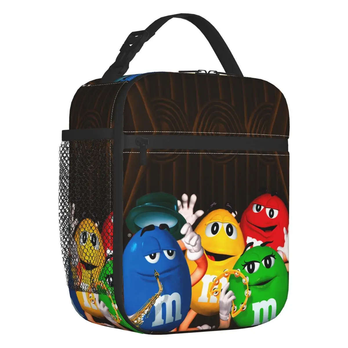 

Забавная сумка для ланча M & M's Candy, женская теплая термоизолированная коробка для ланча для детей и школы