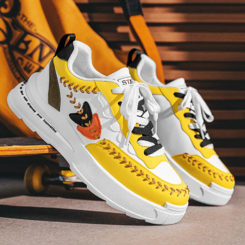 New Fashion Men's Casual Sneakers Streetwear Hip Hop Chunky Sneakers