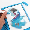 2023 Reusable Coloring Book Magic Water Picture Drawing Book Sensory Early Education For Kids Birthday Gift Montessori Toys Gift 2