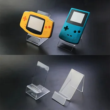 Supporto per Console di Gioco Gamby GB GBC GBA GBP PSP NDS PSV PSvita, Espositore da Scrivania, Supporto in Acrilico Trasparente
