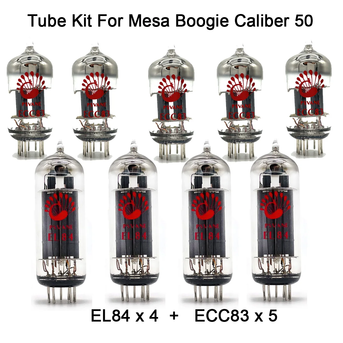 Kit Tubo Valvola Per Mesa Boogie Caliber 50 Tubo Amplificatore Per Chitarra Psvane 4Pcs El84 5Pc Ecc83 Power Tube Amp Vintage Electronic