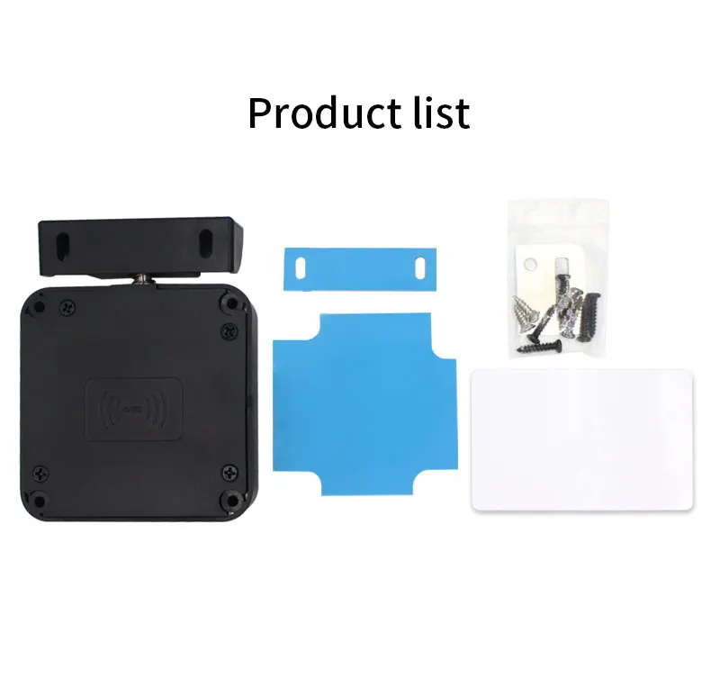 Smart Drawer Lock Invisible Electronic RFID 13.56MHz IC Cabinet Lock Unlock Inte