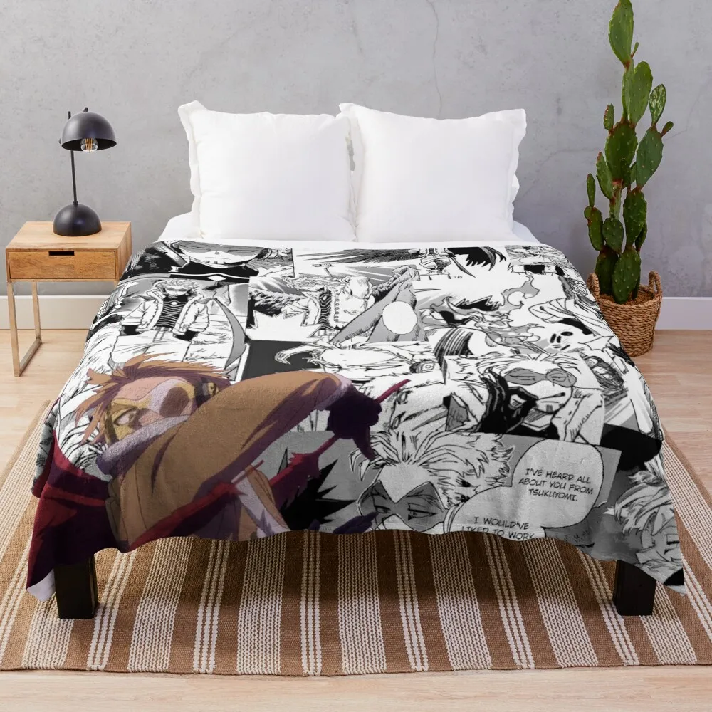 

Hawks Panels Plus Ultra Version Throw Blanket Shaggy Hair anime Blankets