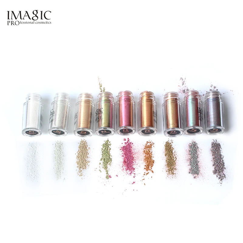 IMAGIC New Arrival Glitter Eyeshadow Metallic Loose Powder Waterproof Shimmer Pigments Colors Eye Shadow Makeup Cosmetics 4