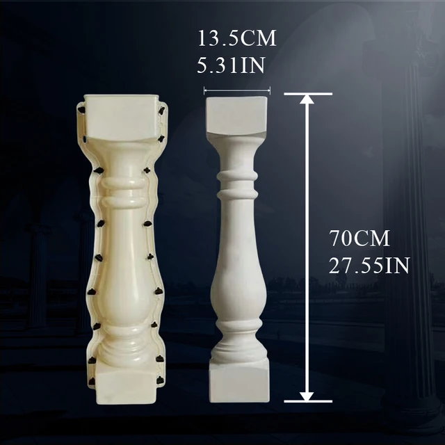 Erkély Beton Penész -Építő Váza Oszlop Bulaster Korlát Cement Védőgát Előre Gyártott Erkélykorlátozó - Image 3