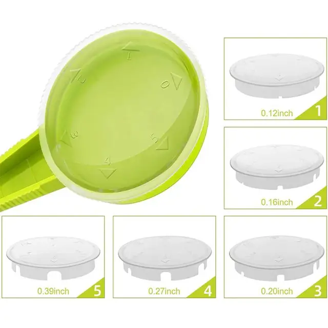 Vetőmag Ültetvény Szerszám Adagoló Készlet Kézi Állítható Kerti Vetőgép Ültetvénykészlet 5 Tárcsázott Kert - Image 2