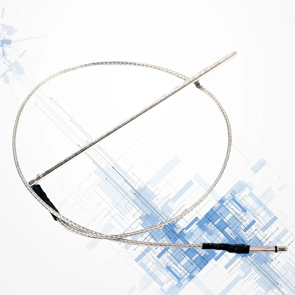 

4.6mm Wide Guitar Pickup Stick Passive Piezo Pickup Saddle Transducer Pickup for Acoustic Guitar PKP23 (Silver)