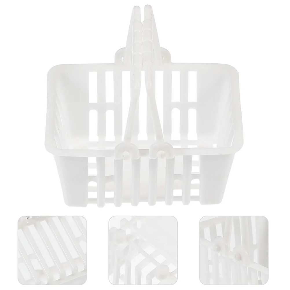 12 Pcs Toy Mini Shopping Basket Plastic Toys Small Baskets 65X45X35CM Simulation Handheld Pink Kids Child Baby 6