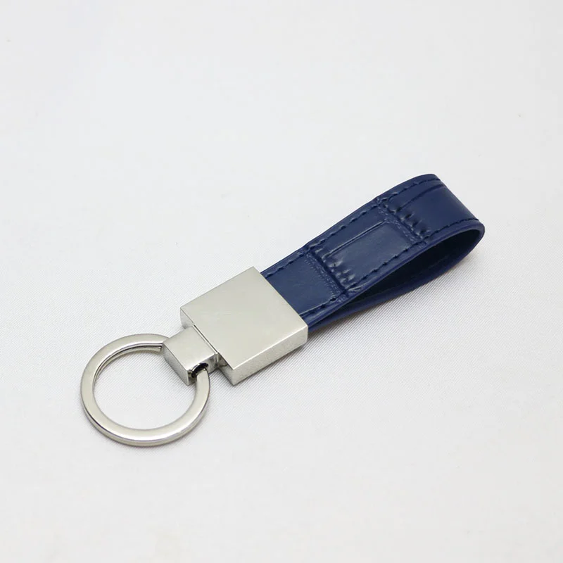 Leather Keychain for Women Men, Car Key Crocodile Pattern Key Holder, Keychain Ring