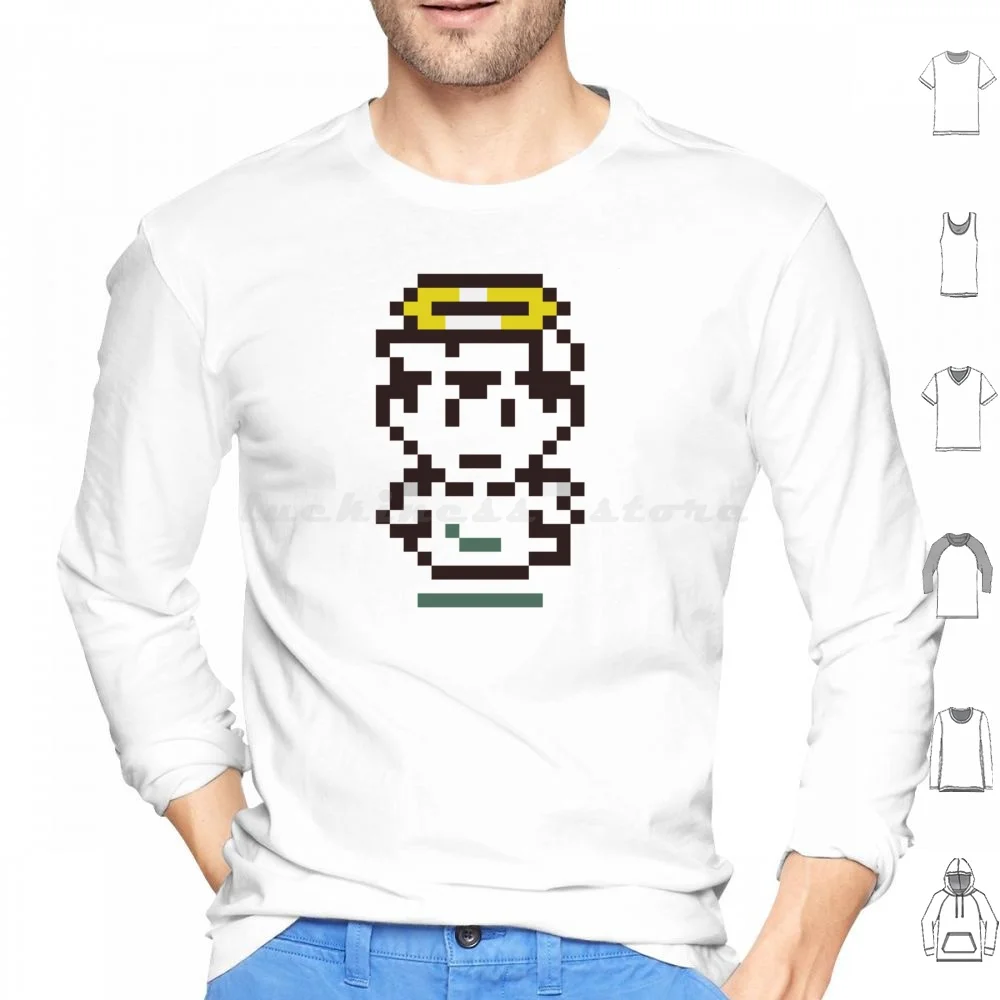 Ness Ghost Sprite Felpe Con Cappuccio Manica Lunga Earthbound Ness Mother Snes Mother 2 Lucas Mother 3 Retro Super Smash Bros Game