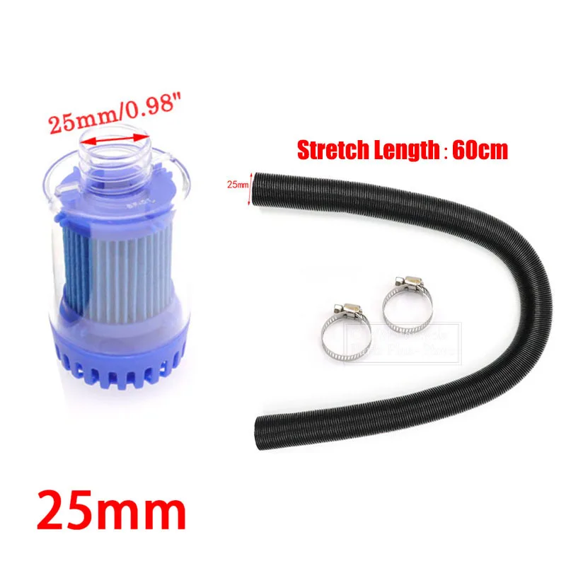 25mm Air Diesel Parking Heater Intake Filter Silencer Intake Pipe 5 Type Fit For Webasto Eberspacher Black/Blue/Yellow