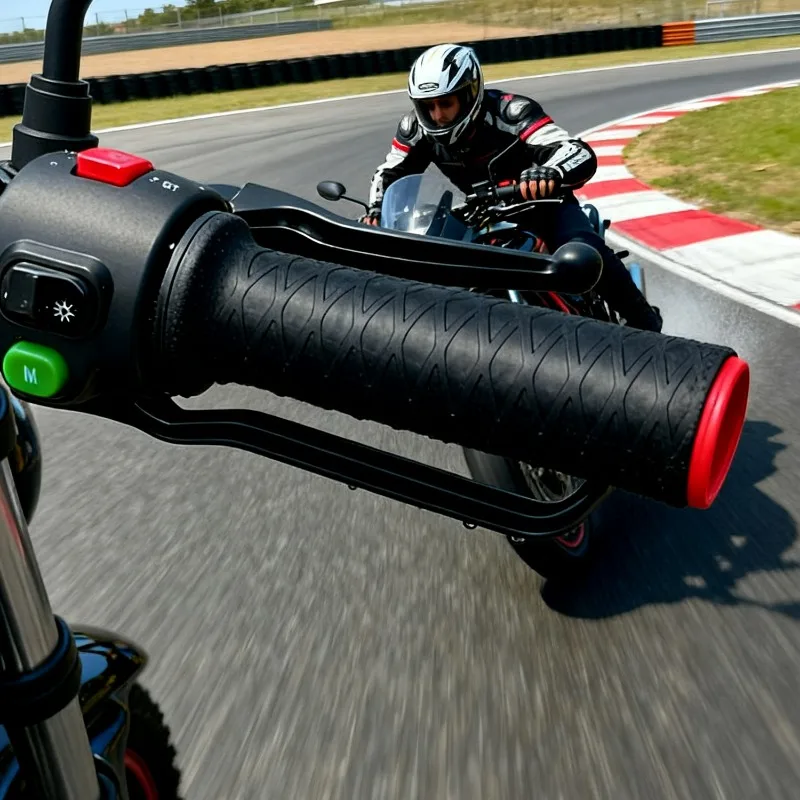 Universal Motorcycle Handlebar Cover Self Shrinking Handlebar Brake Cover Non-slip Silicone Riding Equipment Protective Covers