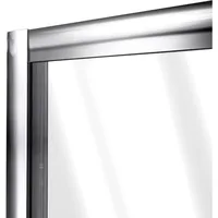 38-42 in. W x 72 in. H Semi-Frameless Pivot Shower Door in Brushed Nickel 2