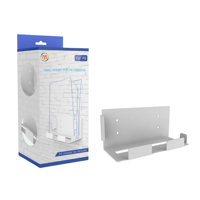 For PS5 Console Wall Bracket PS5 Game Console Storage Holder For SONY Playstation 5 Wall Mount Stand Host Rack Metal Bracket