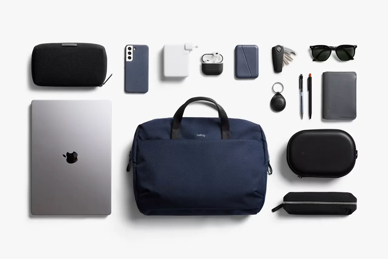 Bellroy Via Work Bag 14L Messenger Laptop Briefcase Portable Travel Crossbody Single Shoulder Handbag Commuter Work Sling Purse