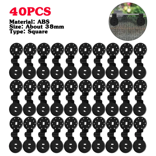 40pcs Clips Square