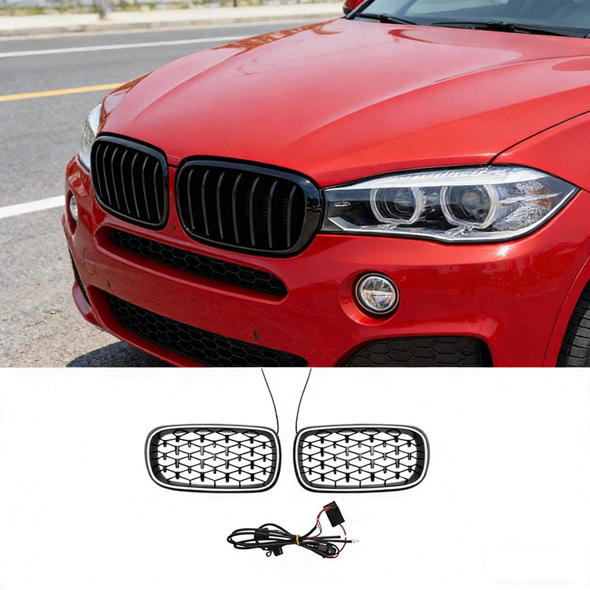 2014년부터 2018년까지 BMW X5 F15 X6 F16 M 스포츠 듀얼 더블 라인..