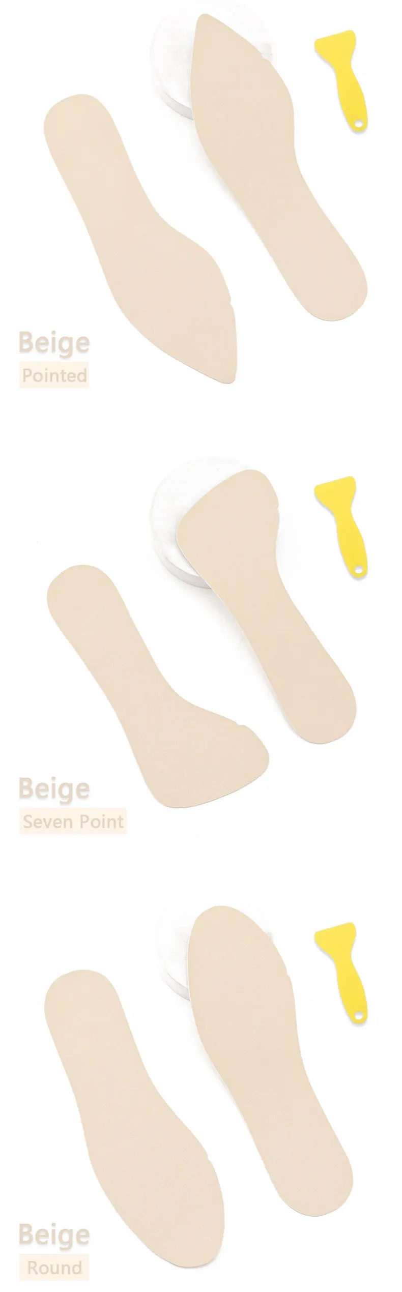 Leder Innen sohle für Schuhe Sandalen High Heels Half Pads rutsch feste Einsatz Frauen ultra dünne schweiß absorbierende atmungsaktive kann geklebt werden – Detail 7