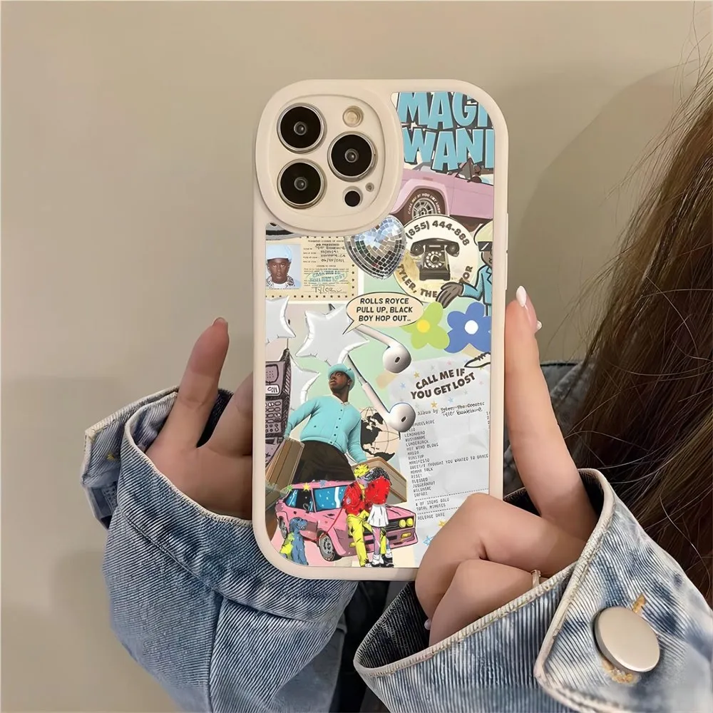 

Чехол для телефона с изображением Тайлера, Творца, звоните мне, если вы потеряетесь, новинка 2024, из шкуры ягненка для IPhone 15 14 11 12 13 Pro Max Mini X XR XS 7 8 Plus