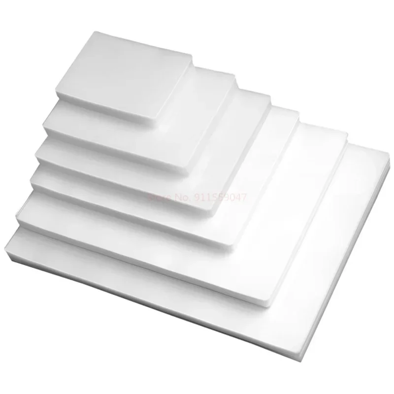 Thermal Laminating Film 100pcs 80mic 5 Size (3" 4" 5" 6 " A4) Pet+eva for Roll Laminator laminating films