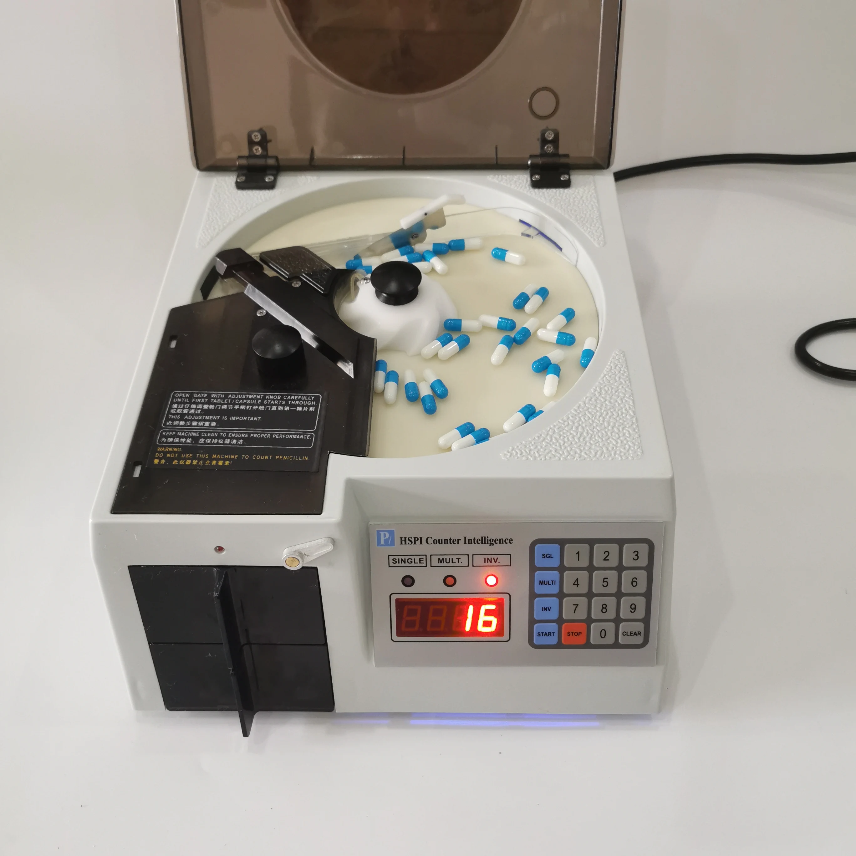 Automatic Capsule Tablet Counting Machine Electronic Pill Counter for Pharmacy Lab Capsule Tablet Counting Equipment detail image 5