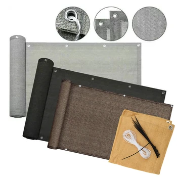 1Pc Anti-Uv Parasole Net Balcone Privacy Recinzione Giardino Pianta Succulente Ombra Maglia Piscina Efficace Ombreggiatura Copertura 4 Colori 1