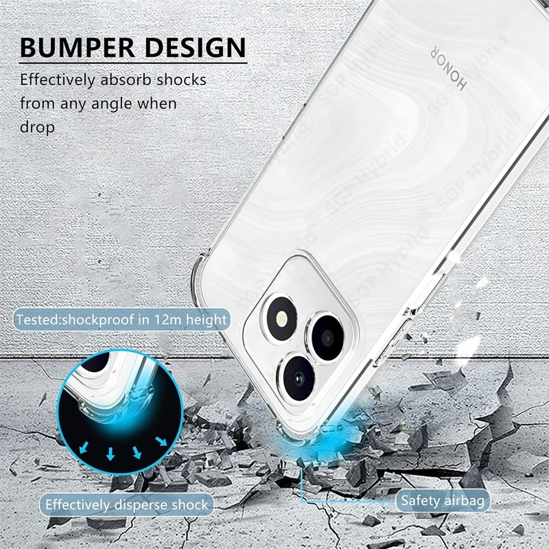 Clear Crystal Silicone Soft Shockproof Case - Enhanced Protection Coque Cover