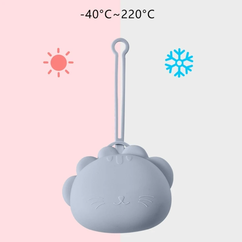 Portable Baby Pacifier Storage Box Dustproof Cartoon Earphones Bag Soother Organiser Pouch Infant Toddlers