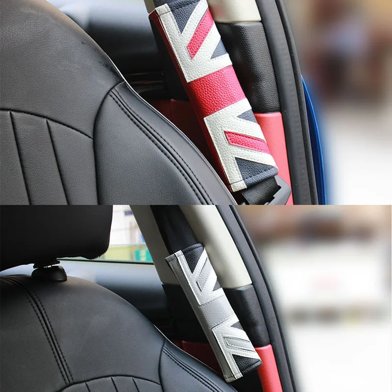 PUSafetySeatBeltCoverShouldersPadForMINICooperJCWOneS