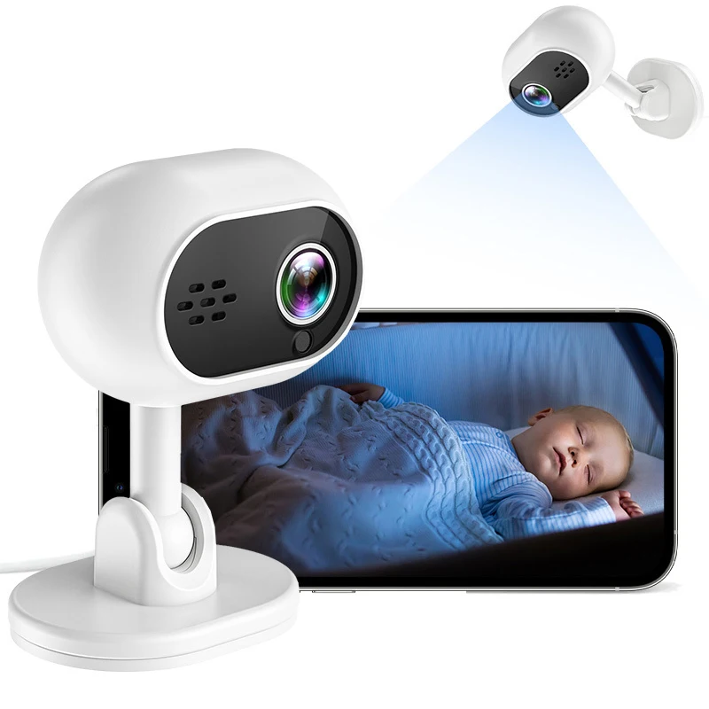 

A4 Security IndoorCam IP Camera Wifi 2K 2-Way Audio Camera Wi-Fi Human Pet Voice Night Vision Cam With Microphone