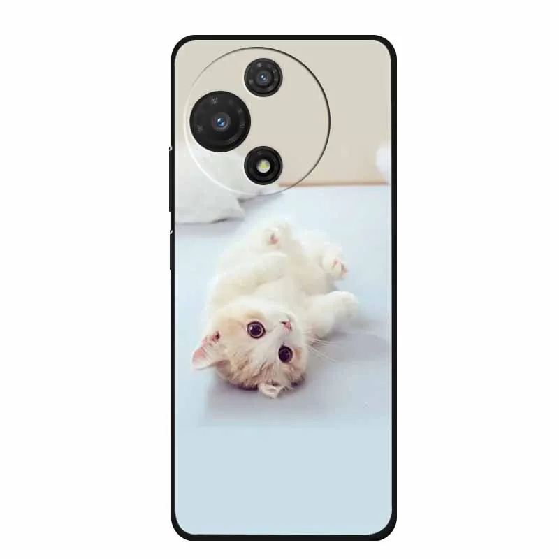 Shockproof Black Silicone TPU Soft Back Cover - Durable Phone Case