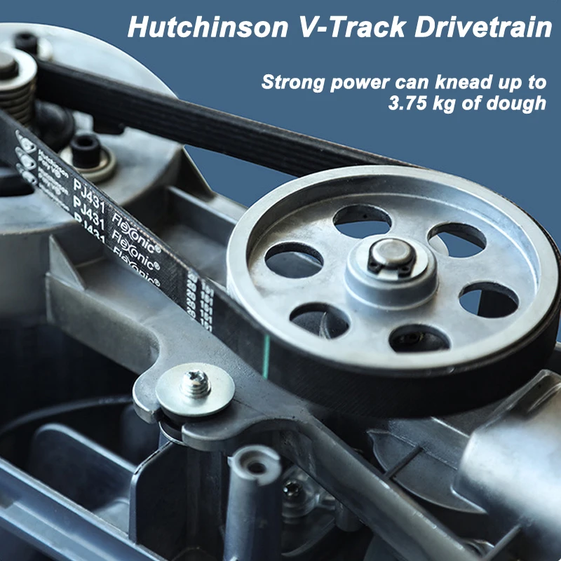 ALTAIRIBN Tilt-Head Electric Stand Mixer Professional Grade Chef Machine 7L 800W 304 Stainless Steel/1300-1600RMP With 6 Speeds