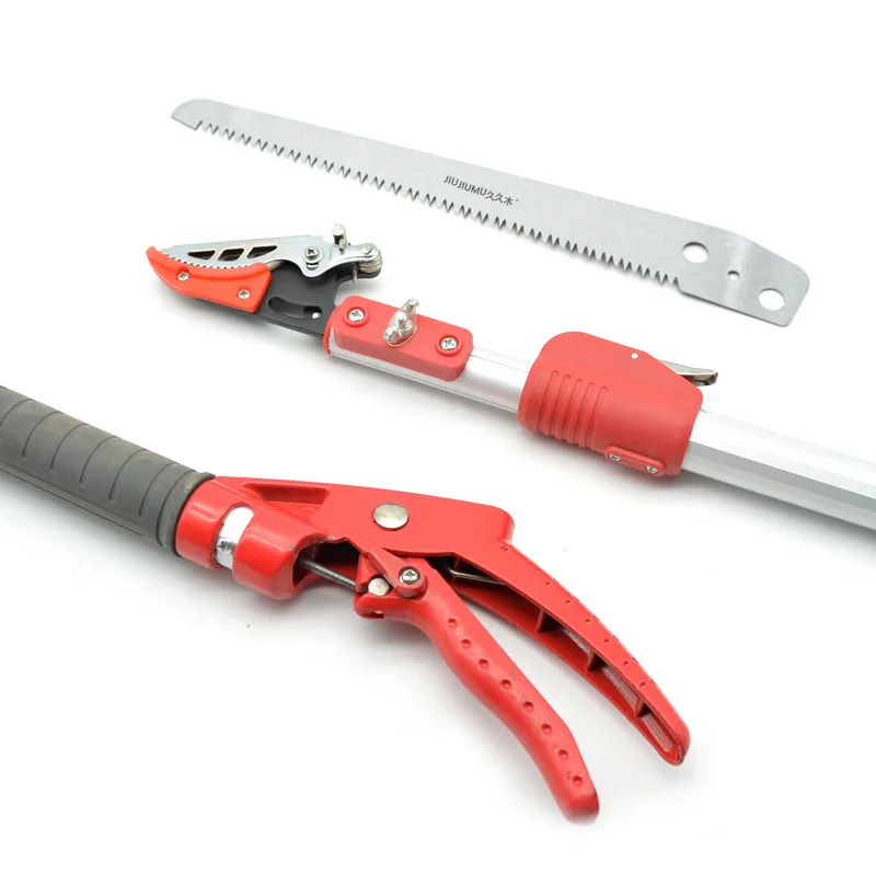 Garden Tools 2.2M Tree Pruner With Long Saw Blade Chainsaw Branch Pruner Garden Tools Metal Fruit Picker Extra Long Telescopic garden tools garden pruner
