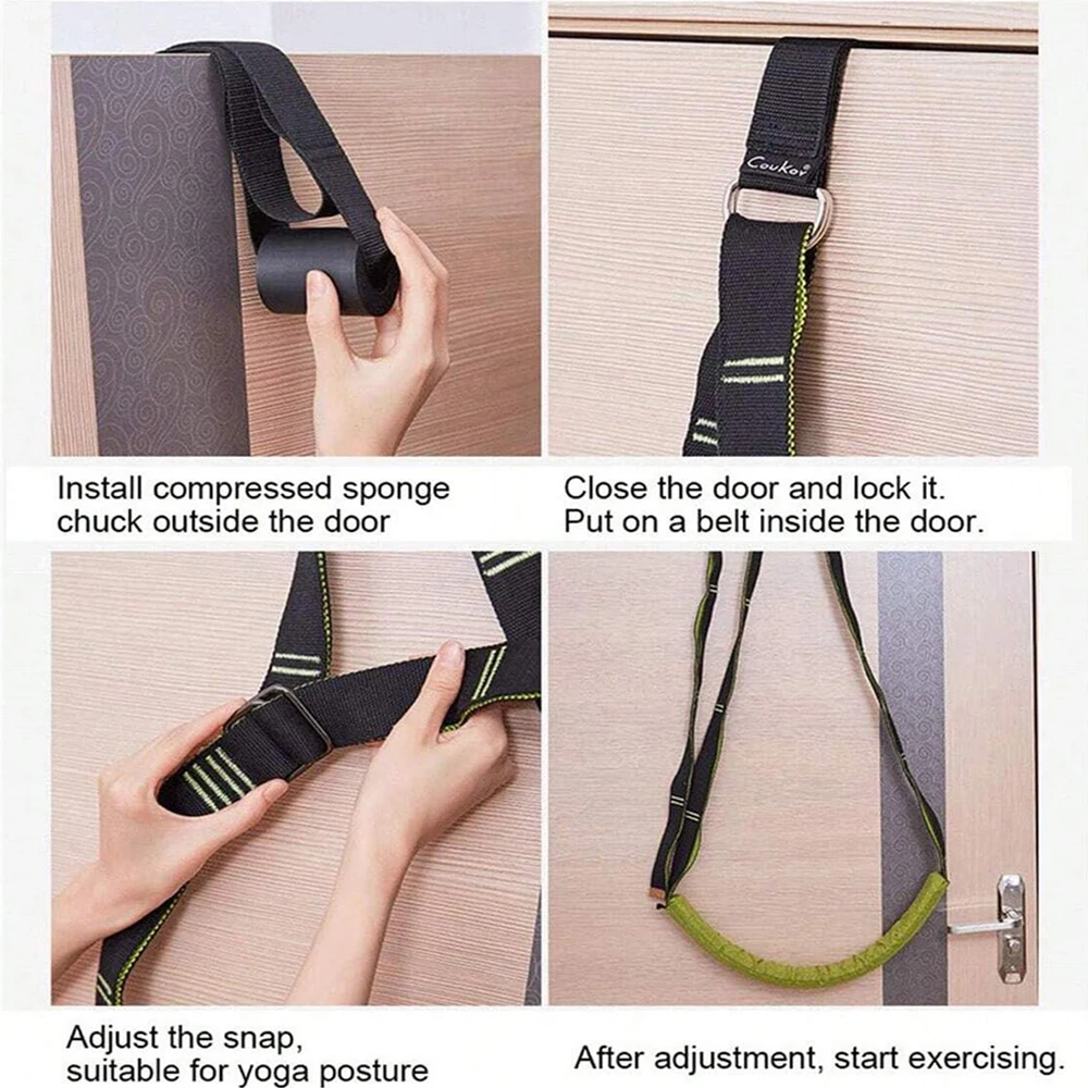 Yoga Belts Dance Lower Waist Training, Back Bend Assist Flexibility Stretching Leg Stretcher Strap for Ballet Dancing Equipment